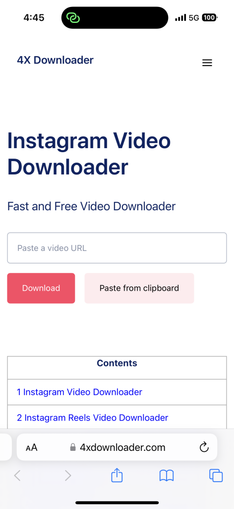 Instagram Video Downloader